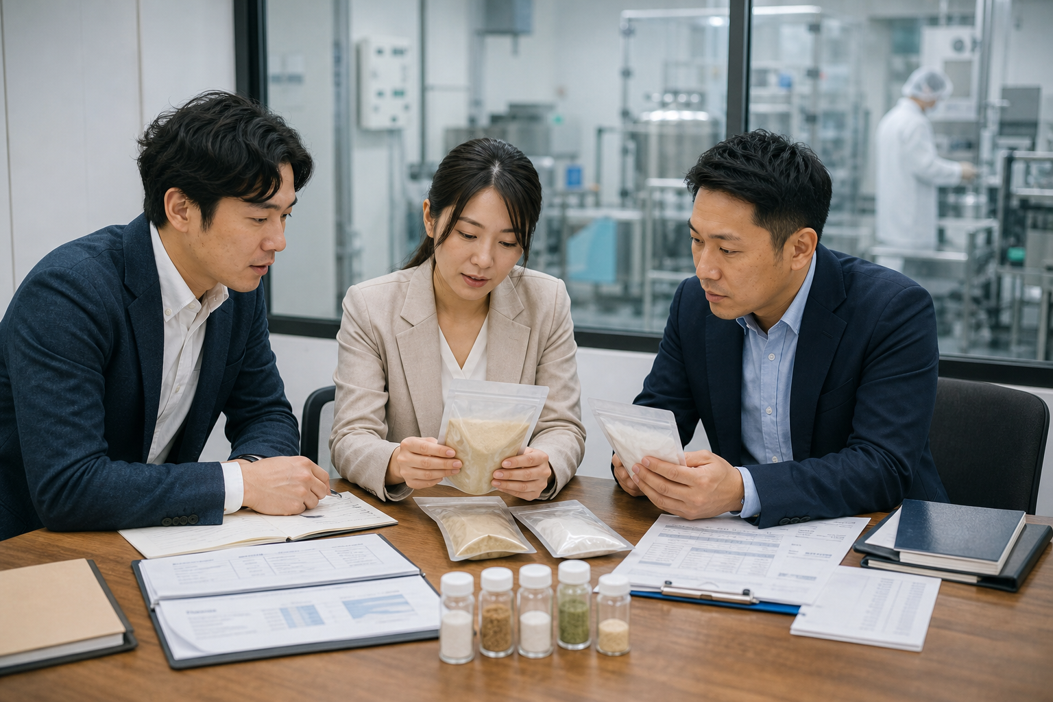 日本と台湾を結ぶ原料研究、OEM製造、健康食品販売の一貫した流れ