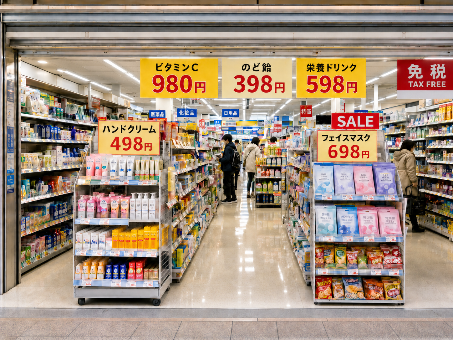 薬局や有機店への商品提案を想定した健康食品と包材のイメージ